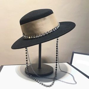 NEW! chain fandora hat